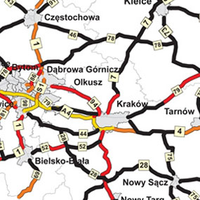 Mapy ryzyka na drogach