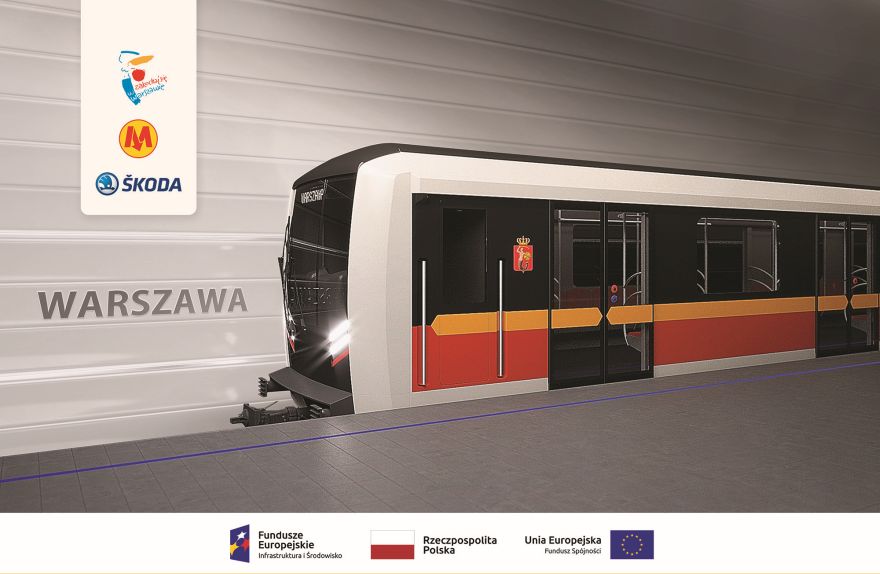 Wizualizacja nowych pociagow dla warszawskiego metra